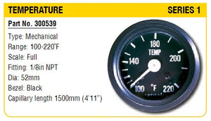 Temp Gauge Mecanical S1 BB