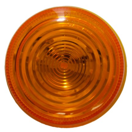 Strobe Amber 2.5 Inch Round Grommet Mount