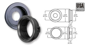 Grommet 2.5 Inch Recessed Semi Closed