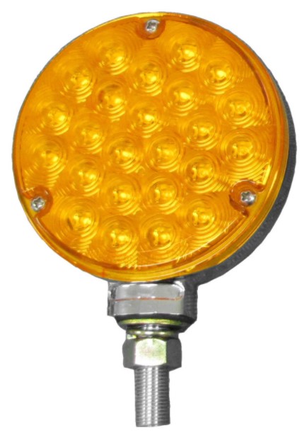 Led Turn/Marker Amber 12V Round