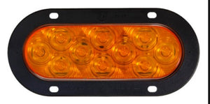 Lumenx Strobe Amber 6 Inch Class 1 M/V Flange Mount