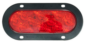 Lumenx Strobe Red 6 Inch Class 1 M/V Flange Mount