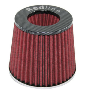 Air Filter Pod Conical 65mm Neck - Carbon Fibre look