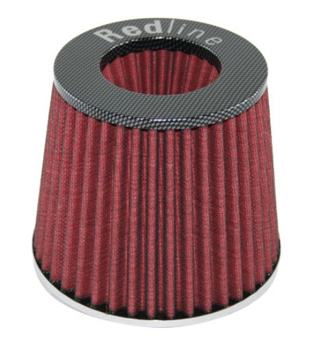 Air Filter Pod Conical 65mm Neck - Carbon Fibre look