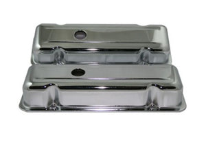 Rocker Cover Set Chrome Chev USA V6