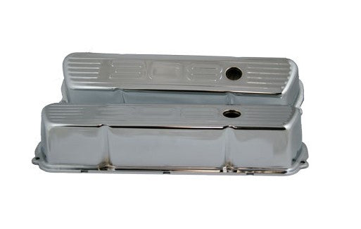 Rocker Covers Chrome 308 Emblem