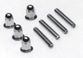 Stud Set with Acorn Nuts 1/4 UNC - Set of 4